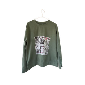 Horror slasher tarot card sweatshirt size unisex medium